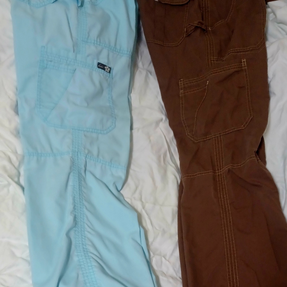 2pr womens Koi size small scrub pants